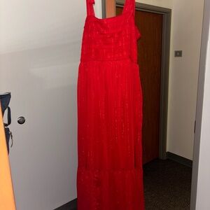Elegant Red Evening Dress